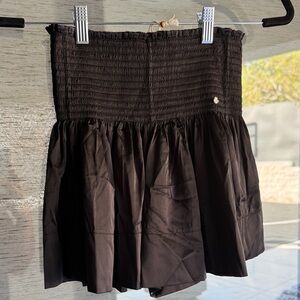 Natural Life Black Smocked Skirt
